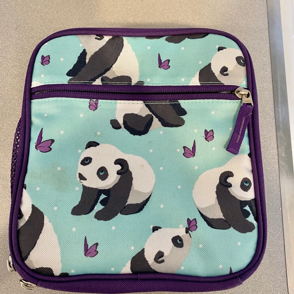 Pottery Barn Mackenzie Aqua Panda Lunch